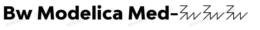 Bw Modelica Med字体转换